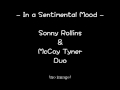 Sonny Rollins & McCoy Tyner / In a Sentimental Mood