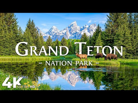 Grand Teton National Park 4K | Untouched Beauty & Epic Mountain Landscapes with Cinematic Music
