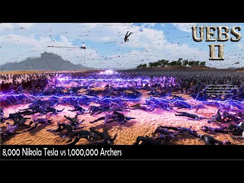 Electric guns vs Arrows, who will win? | Ultimate Epic Battle Simulator 2 | UEBS2
