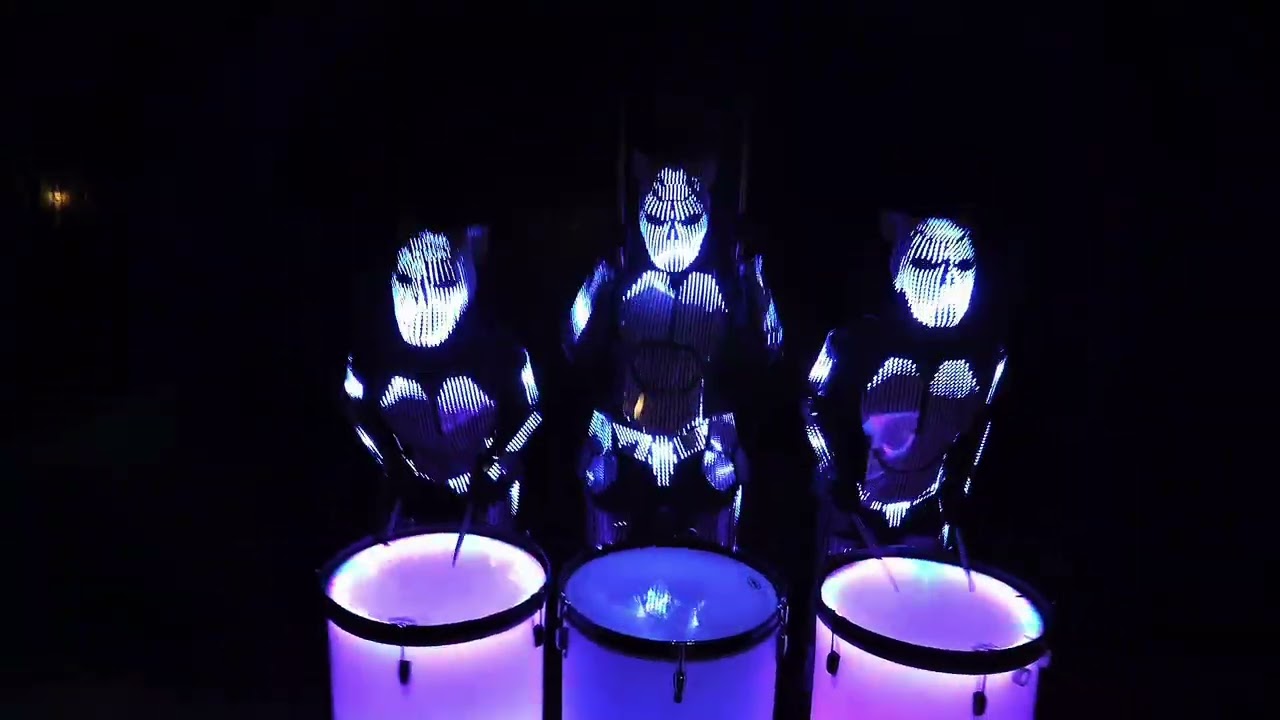 led laser mirror dance show performers entertainment for event