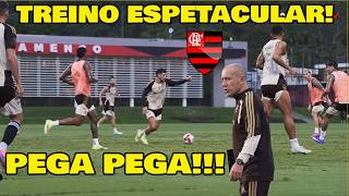 PRIMEIRO TREINO DE LEONARDO JARDIM NO FLAMENGO! INTENSIDADE ABSURDA!