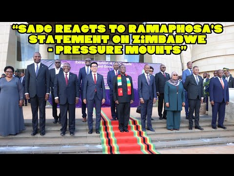 “SADC Reacts To Ramaphosa’s Statement On Zimbabwe | Pressure Mounts”