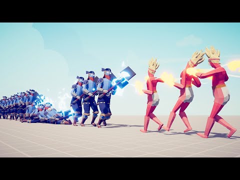 100x THOR vs 100x SUPER BOXER | TABS Totally Accurate Battle Simulator