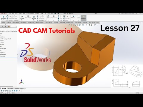 SolidWorks Education Lesson 27 |  SolidWorks Tutorials | Mechanical Engineering Design |