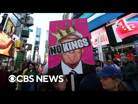 Videos show “No Kings” protest footage around U.S., the world