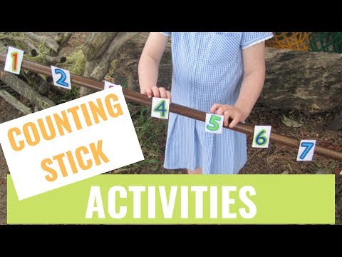 Part of a video titled Counting Stick Activities For Early Maths - The Complete Guide