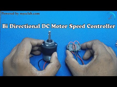DC motor controller (Bi Directional) (DC Motor Remote) Video