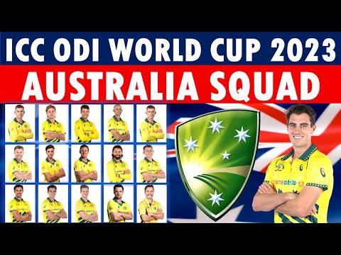 ICC ODI World Cup 2023 Australia Squad: Australia's squad for ICC ODI World Cup 2023 announced.