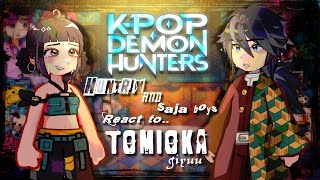 K-POP demon hunters react to Giyuu Tomioka as Zoey’s brother ! || KPDH X KNY || made by yuk!ra