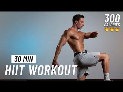 30 MIN FULL BODY HIIT Workout for Beginners - No Equipment, At Home
