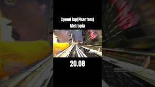 #wipeoutomegacollection Speed lap Metropia Phantom class 20.08