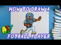 How to Draw a FOOTBALL PLAYER