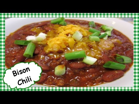 How to make Cowboy Buffalo Chili ~ Ground Bison Recipe Video