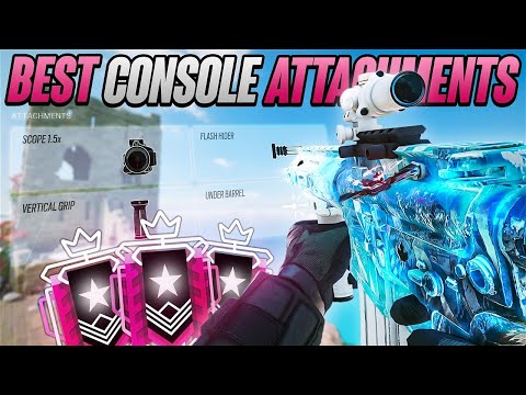 The *BEST* Attachments For *NO* Recoil on ALL Operators - Rainbow Six Siege x