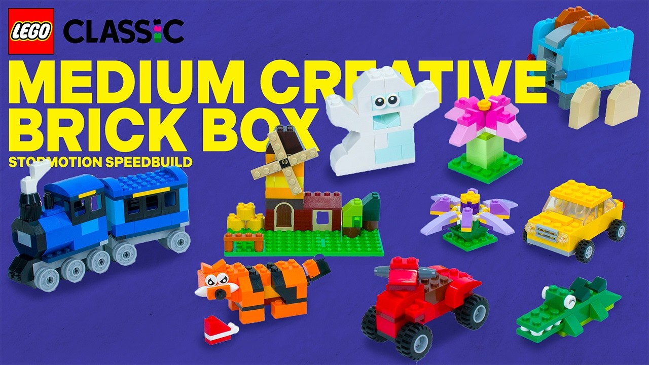 10696 LEGO CLASSIC MEDIUM CREATIVE BRICK BOX // Stop Motion Animation