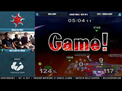 Super Rubicon 2 - GHQ | Eggy & GHQ | Nox vs. EGTV | Crush & Gary - SSBM - Losers Finals