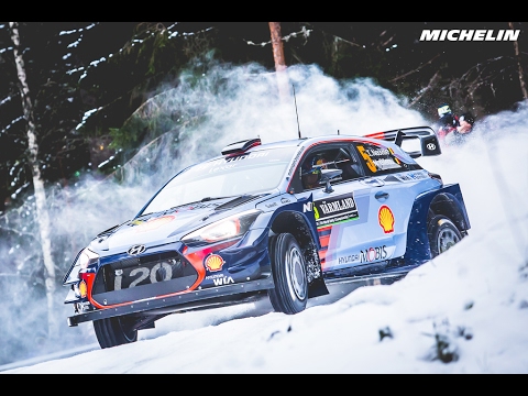 Top moment (Slow motion) - Day 2 - 2017 WRC Rally Sweden - Michelin Motorsport
