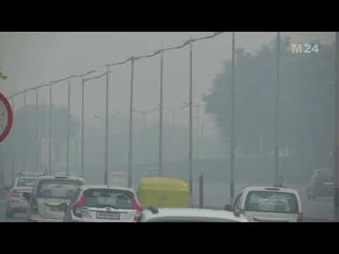 تلوث الهواء بسبب عمليات حرق الأراضي الزراعية يخنق نيودلهي