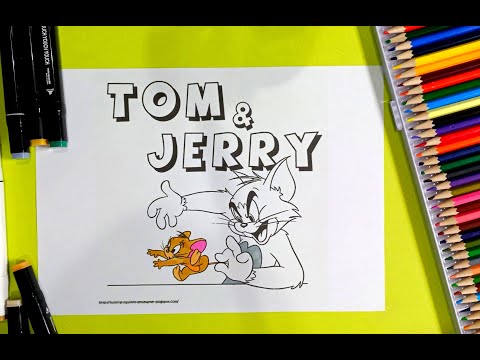 Tom and Jerry Coloring Pages, Tom & Jerry Coloring Book