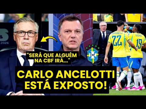MAURO CEZAR: “O ANCELOTTI ESTÁ MUITO EXPOSTO! SERÁ que ALGUÉM NA CBF irá…” | ANÁLISE da SELEÇÃO!