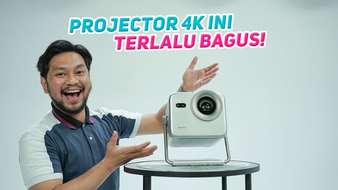 BUKAN TV, TAPI BIKIN RUMAH BERASA BIOSKOP! Review Hisense Smart Mini Projector M2 Pro