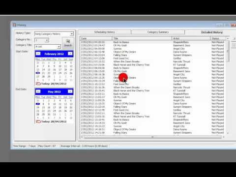 Myriad Autotrack v4 - Tutorial Video - 05 - History
