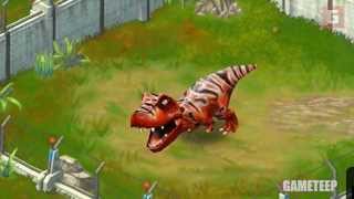 Jurassic Park Builder: Baby T-Rex Tyrannosaurus Roars Gameplay Trailer [HD]