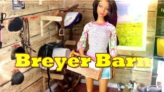 DIY - How to Make: Doll Breyer Horse Barn : Tack and Feed Room - Handmade - Doll - Crafts