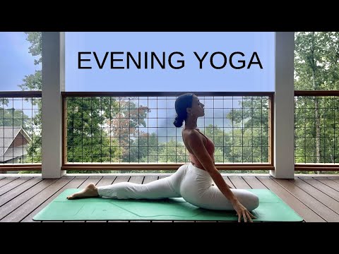 20 Minute Evening Yoga + Savasana | Deep Stretch & Relax