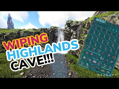 RAIDING HIGHLANDS CAVE RAGNAROK| INSANE PVP/LOOT!!!| UNOFFICIAL ARK SURVIVAL EVOLVED