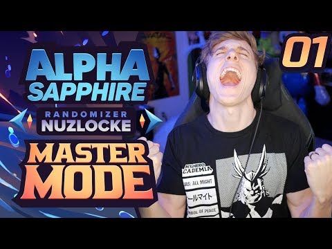 BRUTAL START!! | Pokemon Alpha Sapphire Randomizer Nuzlocke Part 1 [Master Mode]