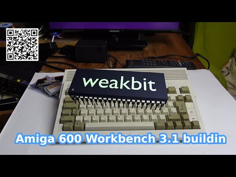 Amiga 600 HDD Workbench3.1 CF-Card buildin