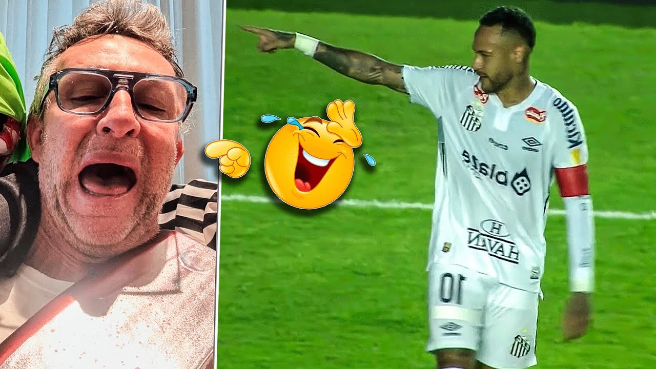 NETO VAI A LOUCURA AO REAGIR O GOLAÇO DO NEYMAR! ''O NEYMAR É UM GÊNIO'' DISSE NETO!