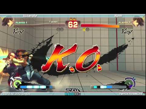 HADOCON III - SSF4:AE 2012 - Illiterate vs Rom