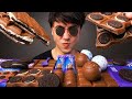 MILKA And OREO CHOCOLATE Bars Eating Sounds Mukbang McBang ASMR