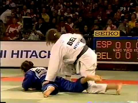 JUDO 1999 World Championships  63kg Sara Alvarez Folgueira ESP – Gella Vandecaveye BEL