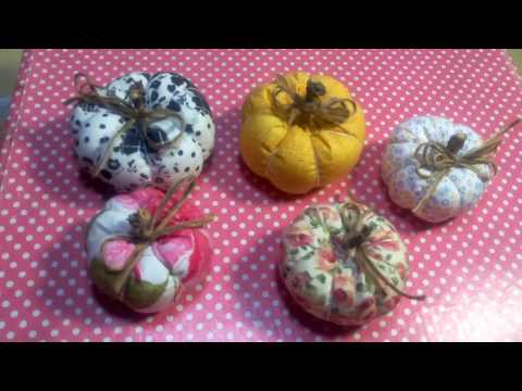 Como fazer Abóbora  em tecido