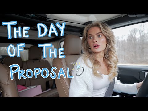 what i did the day of the proposal *i had no idea*