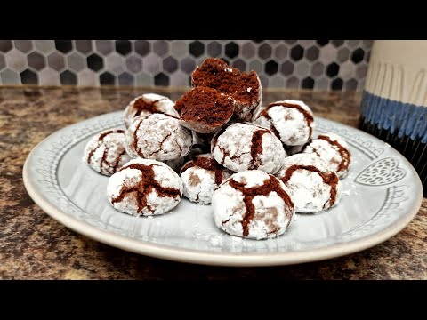 Chocolate Crinkle Cookies / quick and delicious 🥣 Cooking by Ligia