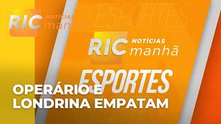 Operário e Londrina empatam na primeira partida da final do Campeonato Paranaense