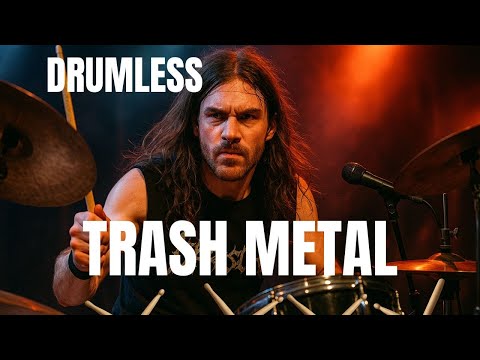 Drumless Track – 1980s American Thrash Metal (Alternative Version) | 90 BPM No Click