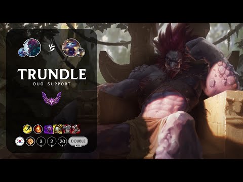 Trundle Support vs Yuumi - KR Master Patch 12.22
