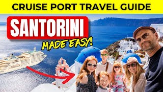Santorini Cruise Port Guide - Cliffs to Village MADE EASY!