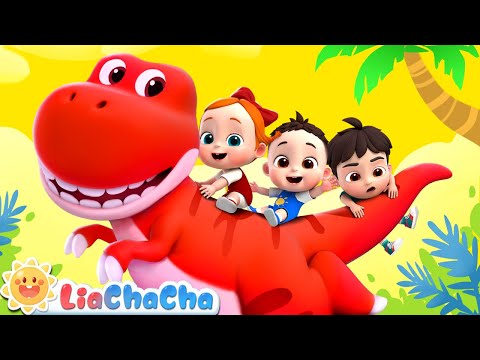 🔴Dino Finger Family Song | Baby Shark | Sharing Is Caring | Nursery Rhyme & Kids Songs | LiaChaCha