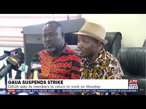 GAUA calls off month-long strike, directs members to return Monday | JoyNews Room (17-10-2026)