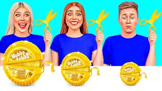 Big, Medium and Small Plate Challenge | Tasty Kitchen Hacks by Friendly DO