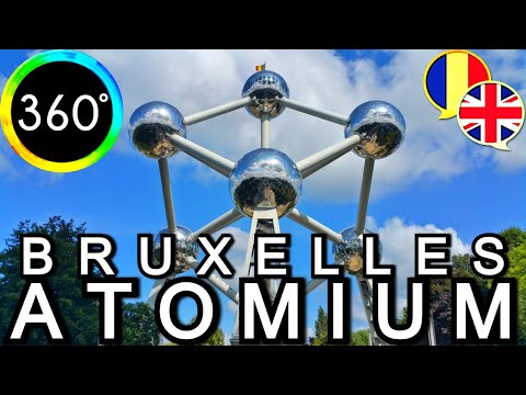 360° Video Atomium Audio Guide Visit Bruxelles Belgium Daniel Nelu Travel Vlog Near Mini Europe 4K