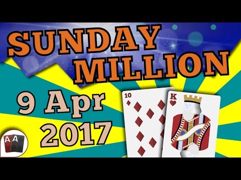 [9 April 2017] PokerStars SUNDAY MILLION Final Table Replay (Cards-Up) | Series Player