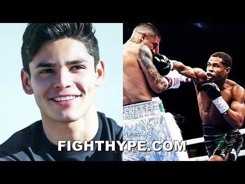 RYAN GARCIA REACTS TO DEVIN HANEY BEATING JOJO DIAZ JR