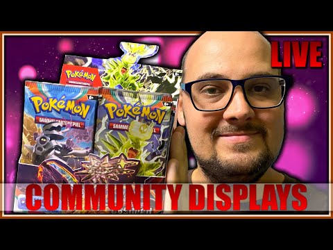 Community Displays Nr. 6 & 7 von Obsidian Flammen - Pokemon TCG Livestream Opening